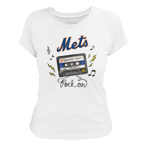 New York Mets Mixtape Women's Tee Shirt