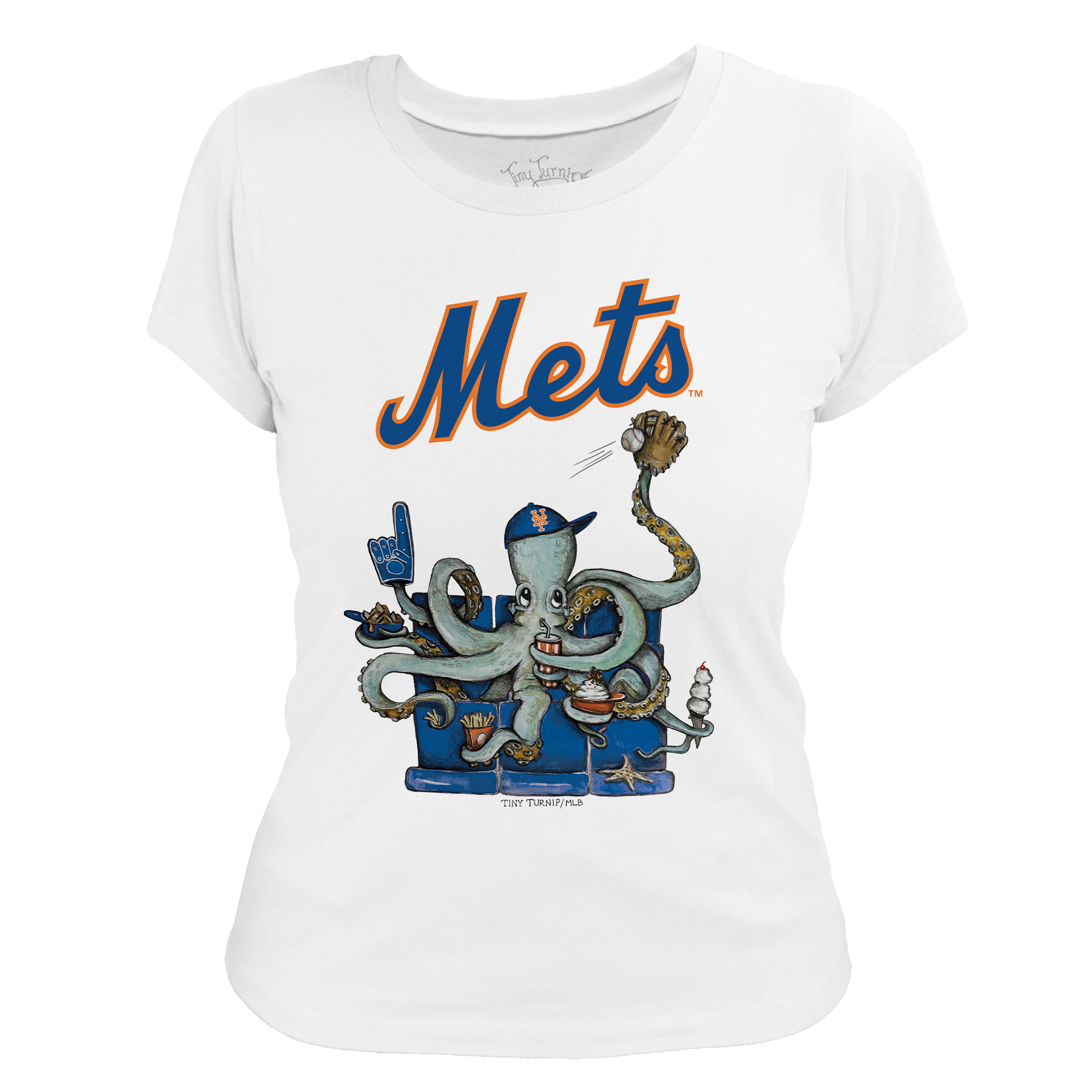 New York Mets Octopus Tee Shirt