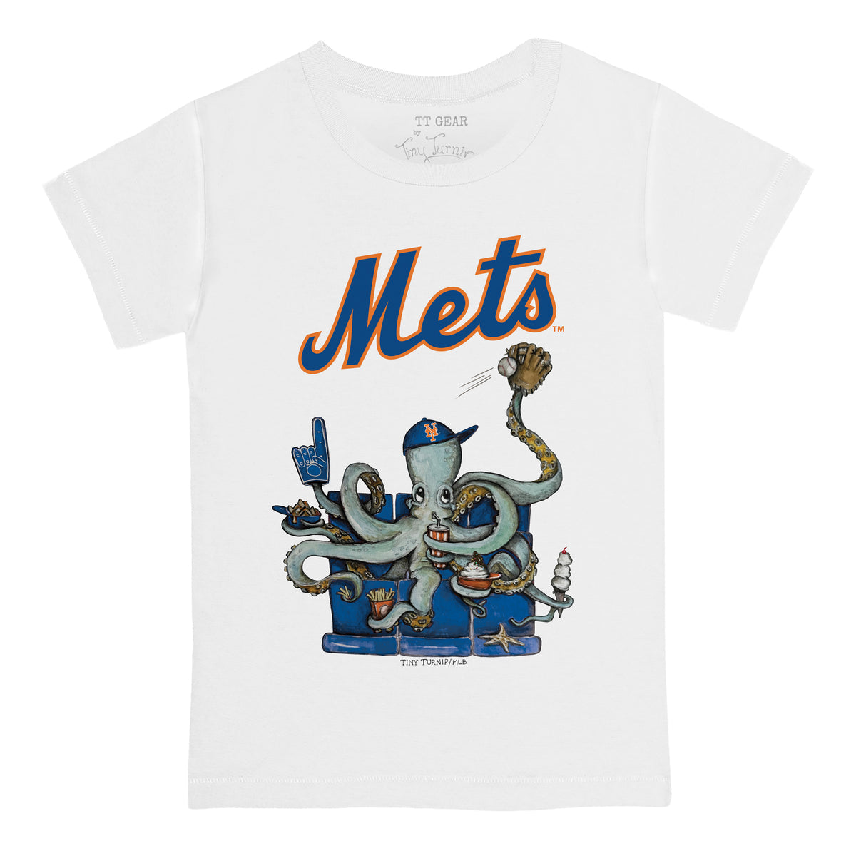 New York Mets Octopus Tee Shirt