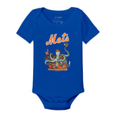 New York Mets Octopus Short Sleeve Snapper