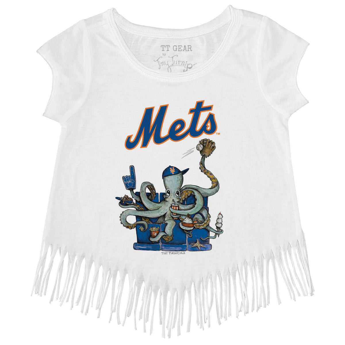 New York Mets Octopus Fringe Tee