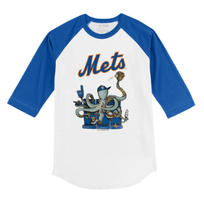 New York Mets Octopus 3/4 Royal Blue Sleeve Raglan