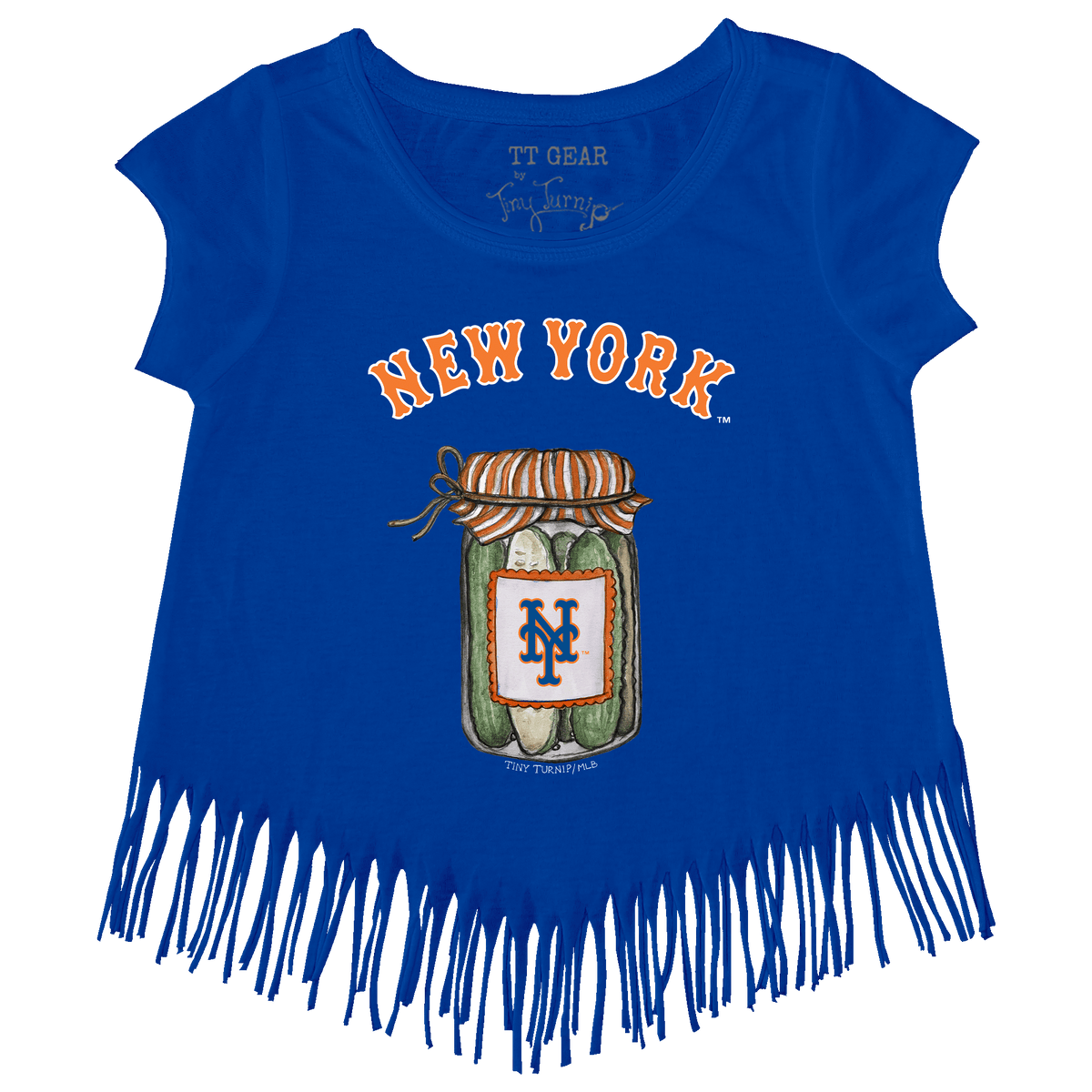 New York Mets Pickle Jar Fringe Tee