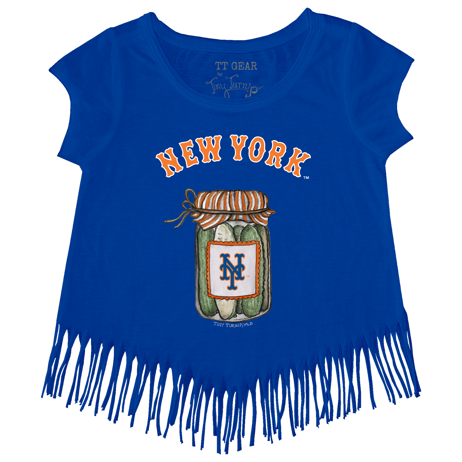 New York Mets Pickle Jar Fringe Tee