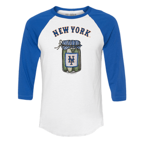New York Mets Pickle Jar 3/4 Royal Blue Sleeve Raglan