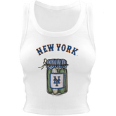 New York Mets Pickle Jar Crop Tank