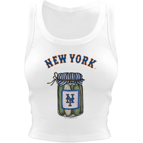 New York Mets Pickle Jar Crop Tank