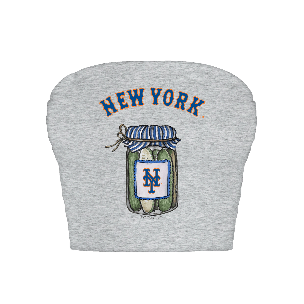 New York Mets Pickle Jar Crop Tube Top