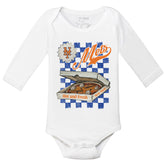 New York Mets Pizza Long Sleeve Snapper