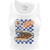 New York Mets Pizza Crop Tank