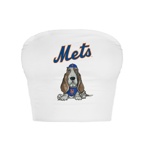 New York Mets Puddy Crop Tube Top