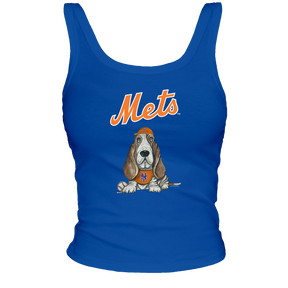 New York Mets Puddy Ribbed Tank - Tiny Turnip