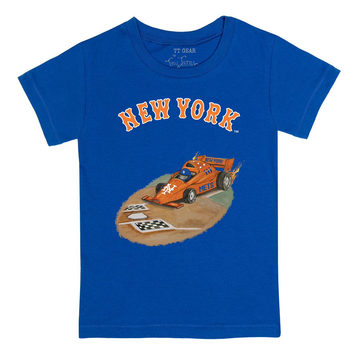 New York Mets Race Car Tee Shirt