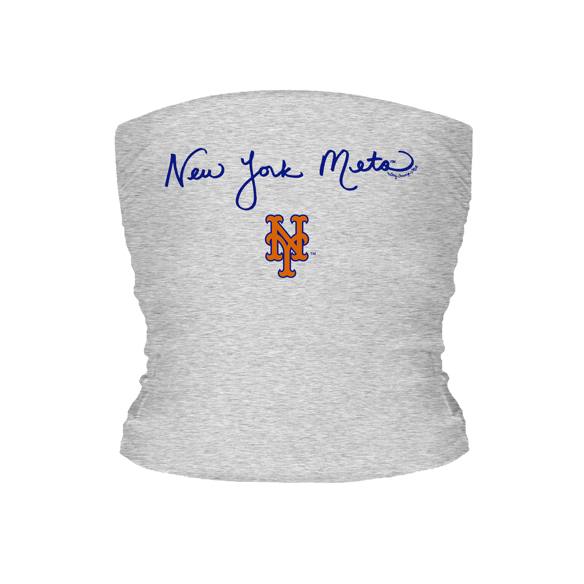 New York Mets Logo Script Tube Top - Tiny Turnip