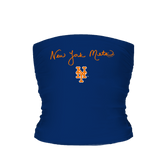 New York Mets Logo Script Tube Top - Tiny Turnip