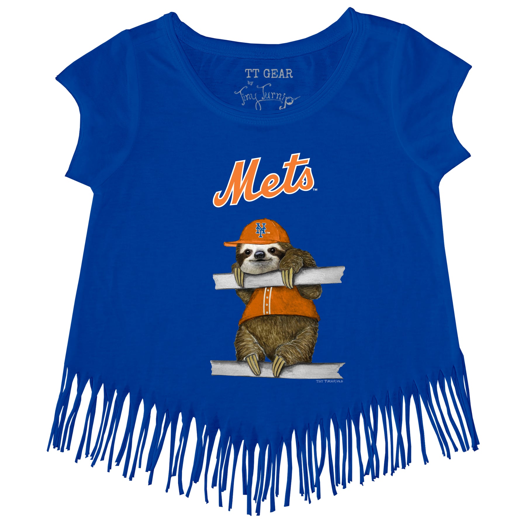 New York Mets Sloth Fringe Tee