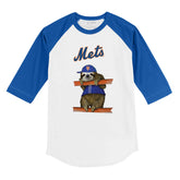 New York Mets Sloth 3/4 Royal Blue Sleeve Raglan