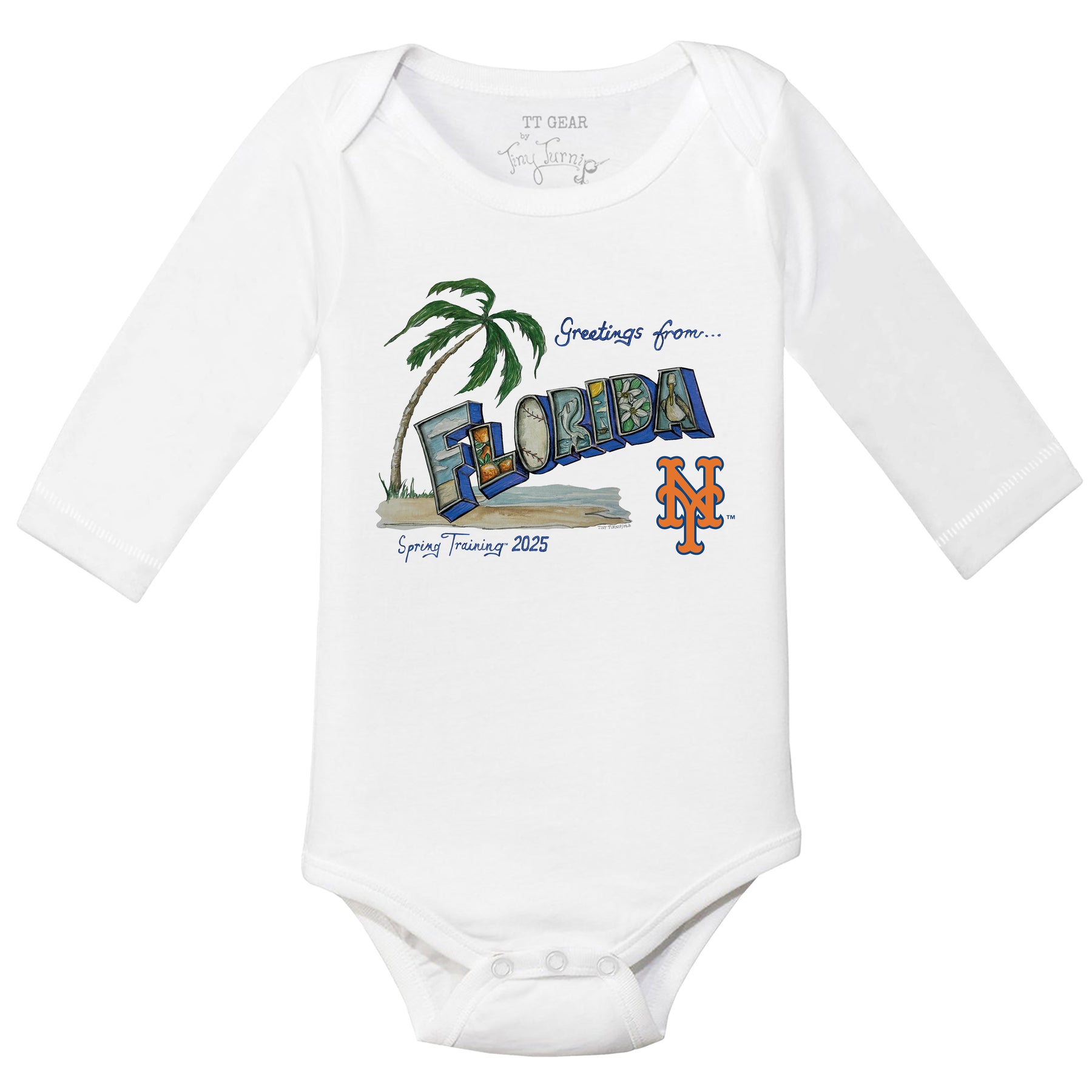 New York Mets Spring Training 2025 Long Sleeve Snapper