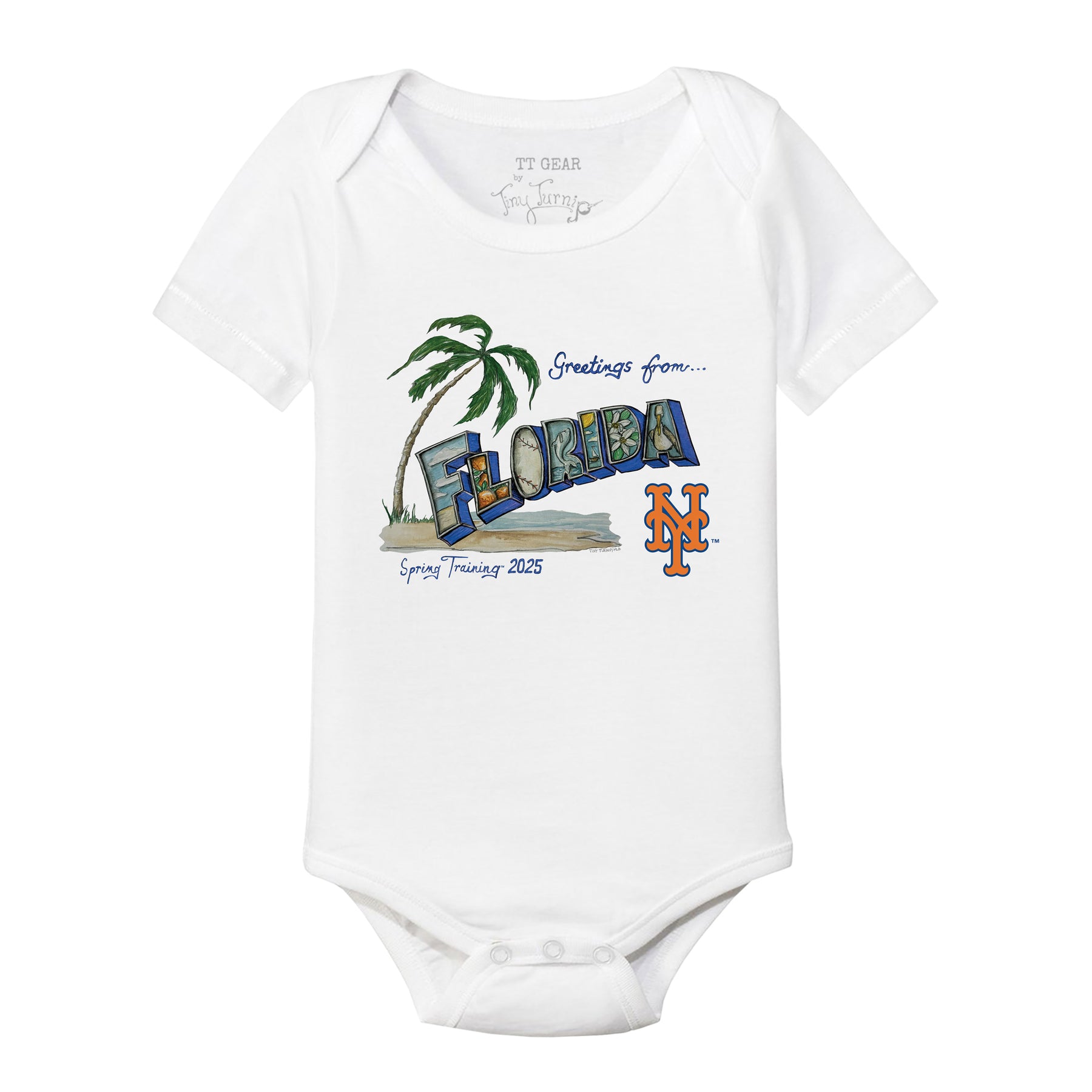 New York Mets Spring Training 2025 Short Sleeve Snapper