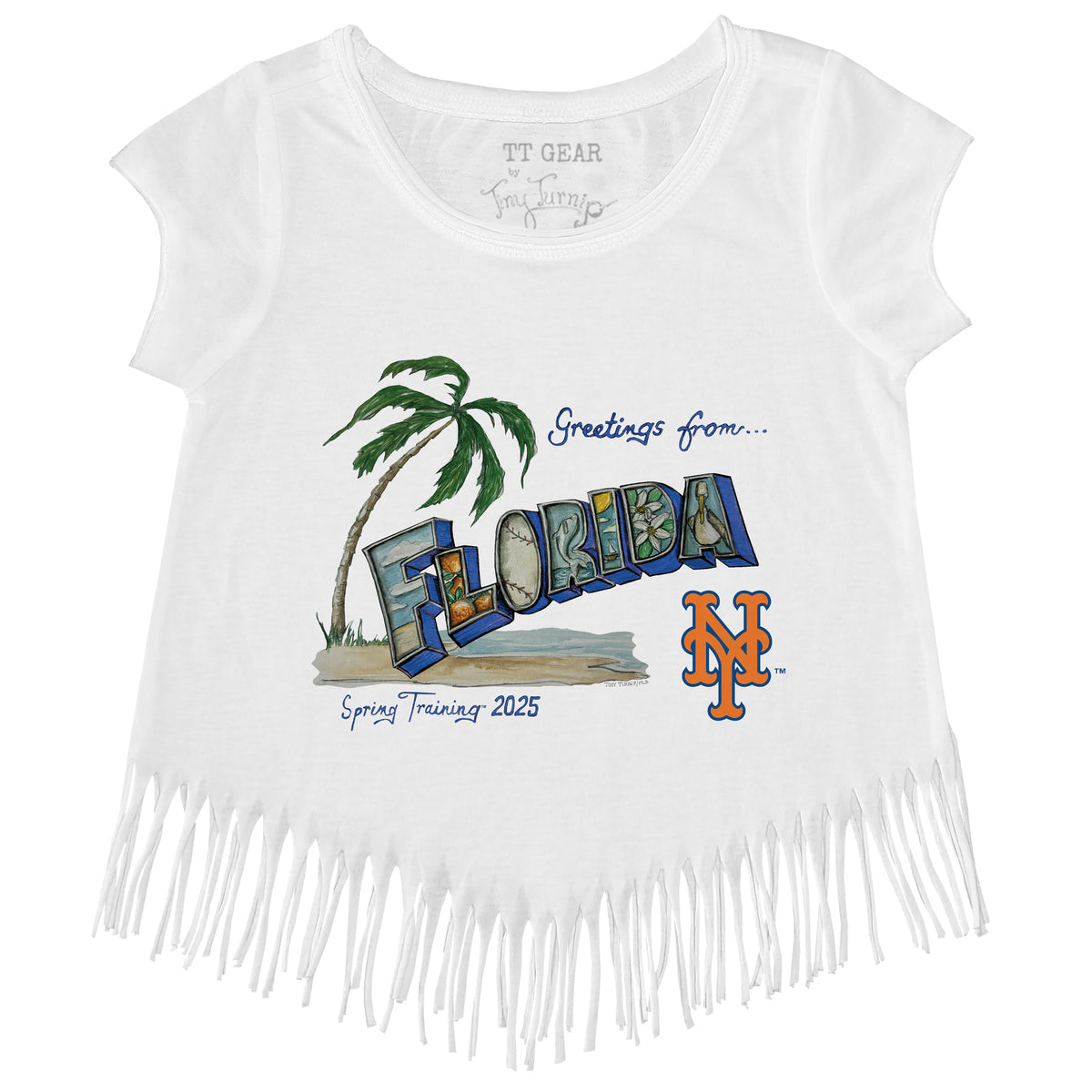 New York Mets Spring Training 2025 Fringe Tee