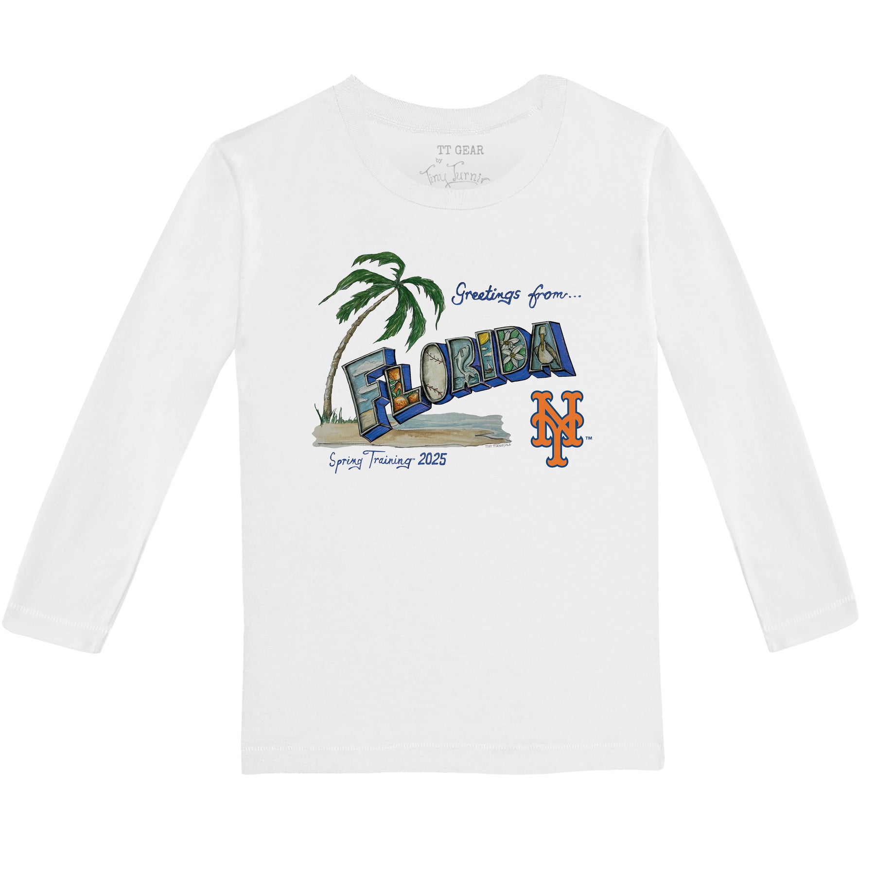 New York Mets Spring Training 2025 Long-Sleeve Tee Shirt