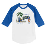 New York Mets Spring Training 2025 3/4 Royal Blue Sleeve Raglan