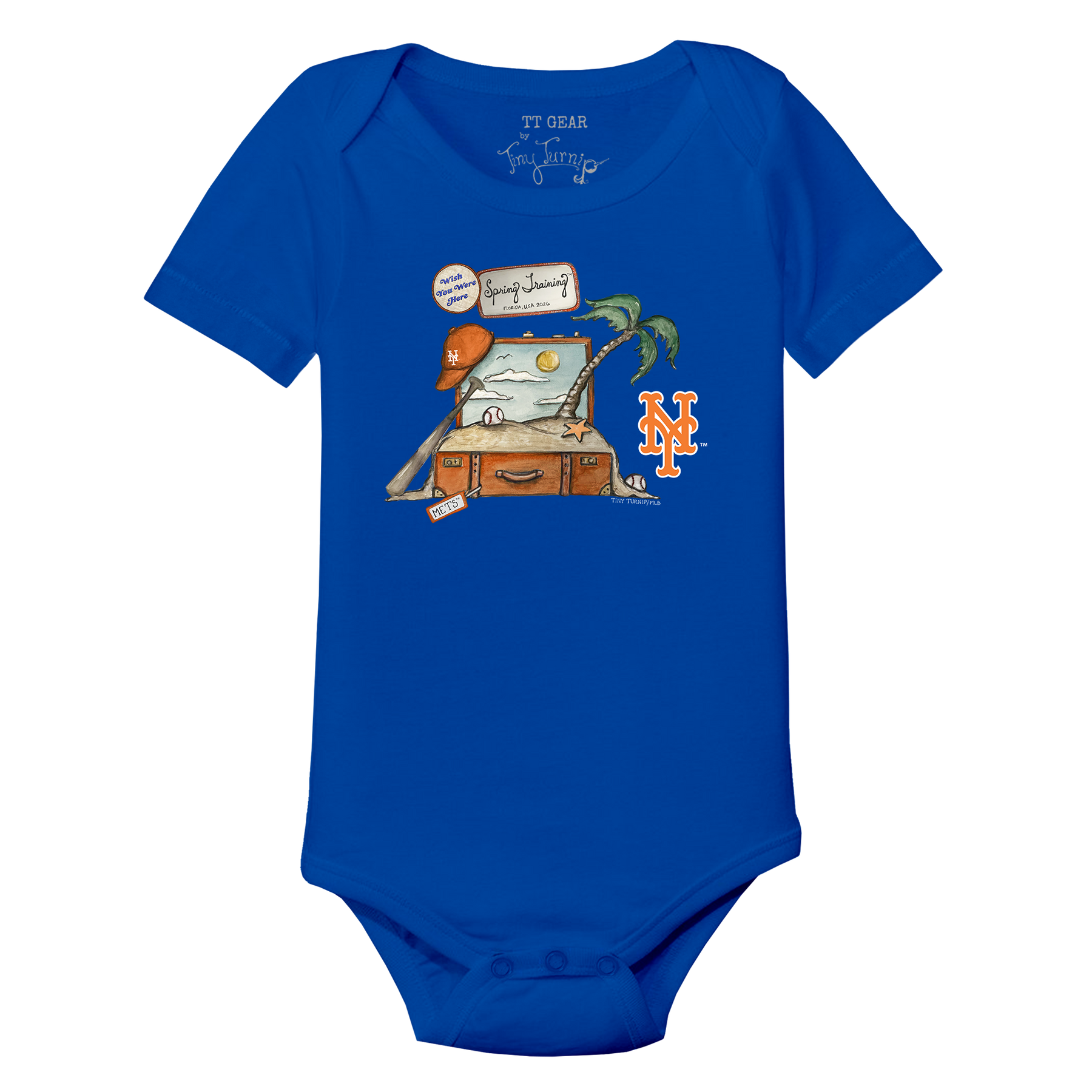 New York Mets Spring Training 2026 Short Sleeve Snapper - Tiny Turnip