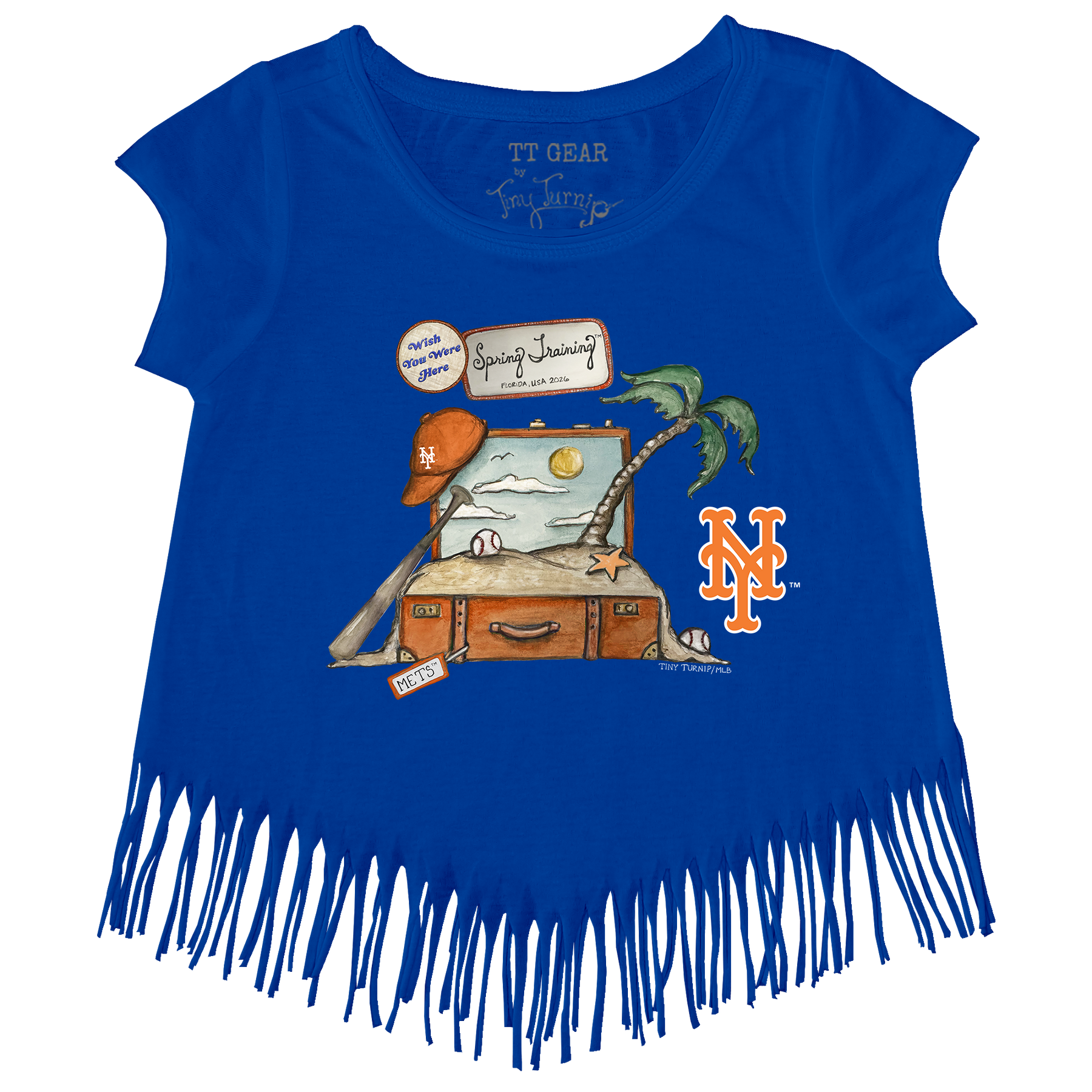New York Mets Spring Training 2026 Fringe Tee - Tiny Turnip