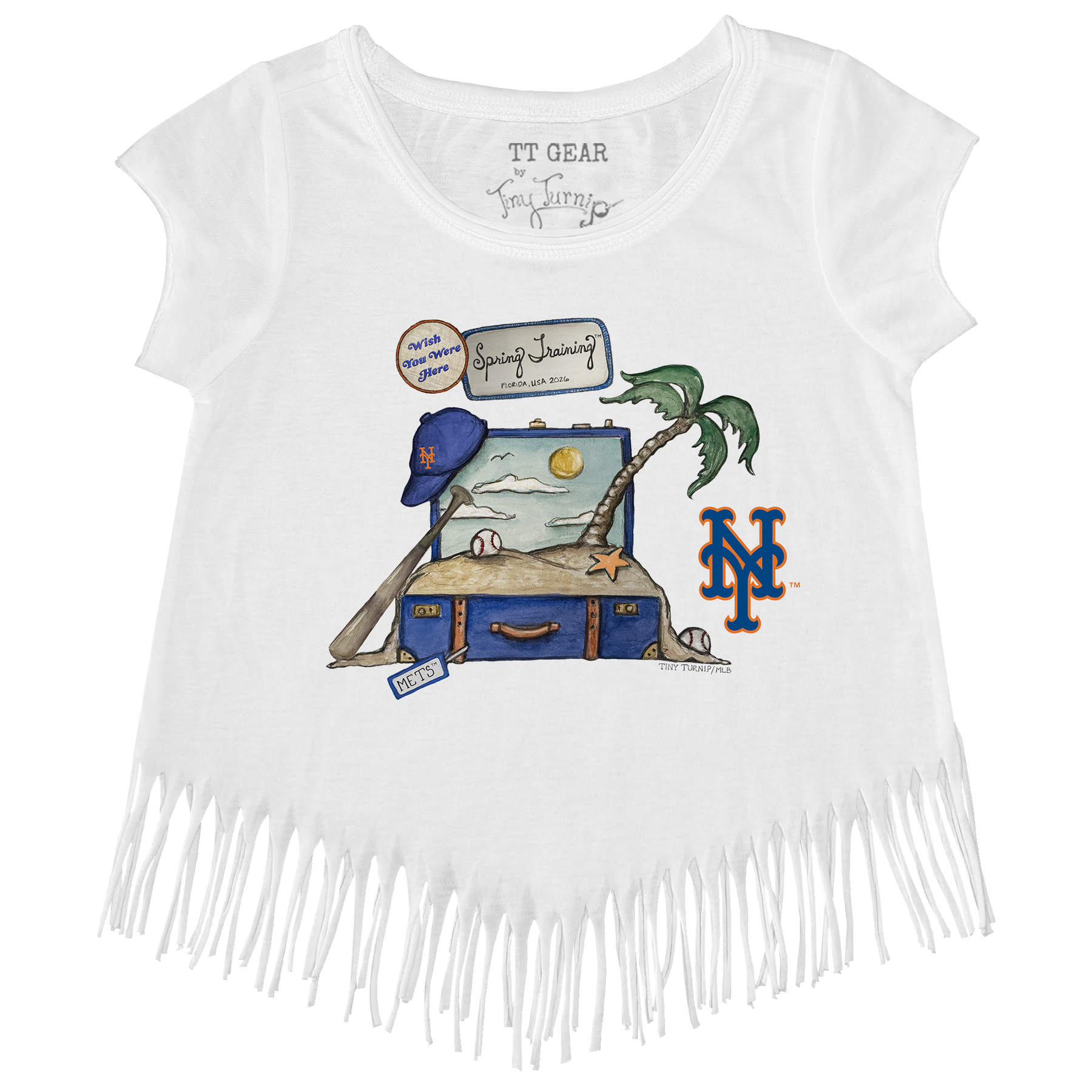 New York Mets Spring Training 2026 Fringe Tee - Tiny Turnip