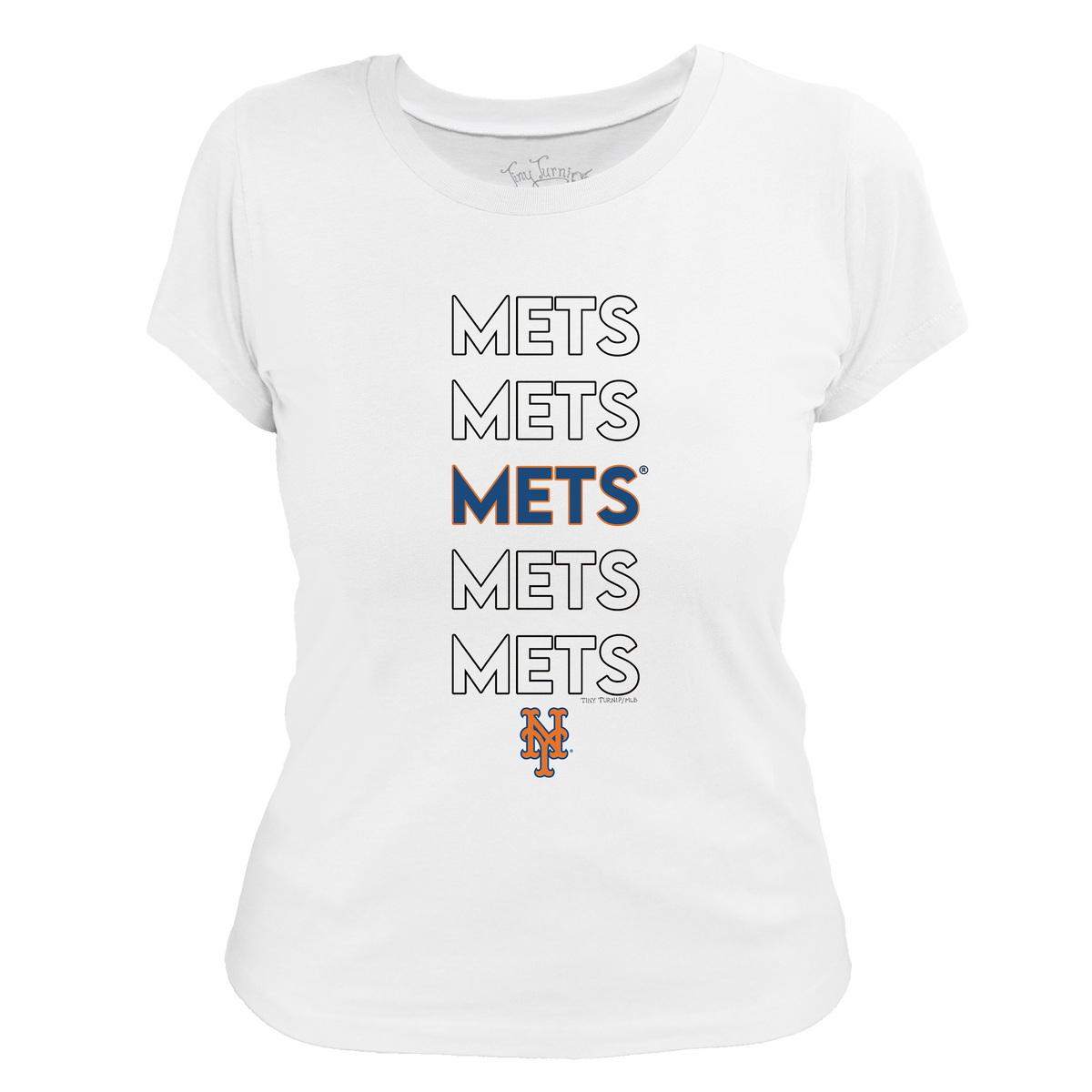 New York Mets Stacked Tee Shirt