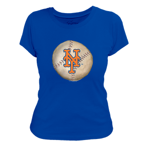 New York Mets Stitched Baseball Tee Shirt