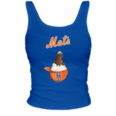 New York Mets Sundae Helmet Ribbed Tank - Tiny Turnip