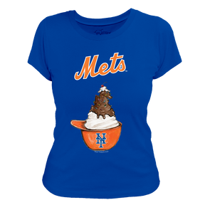 New York Mets Sundae Helmet Women's Tee Shirt