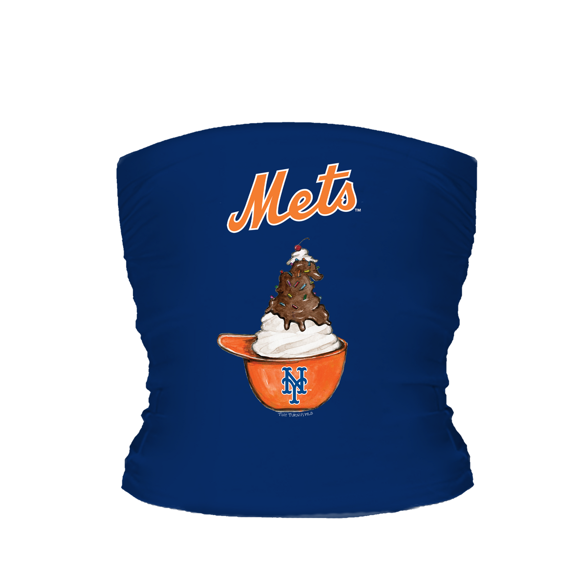 New York Mets Sundae Helmet Tube Top - Tiny Turnip