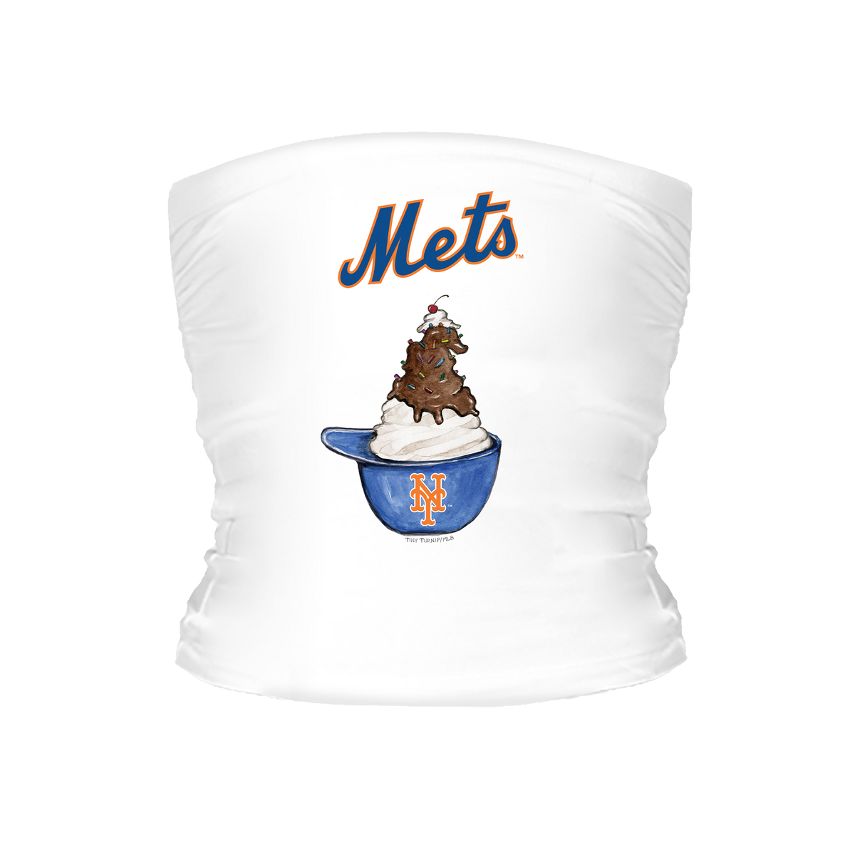 New York Mets Sundae Helmet Tube Top - Tiny Turnip
