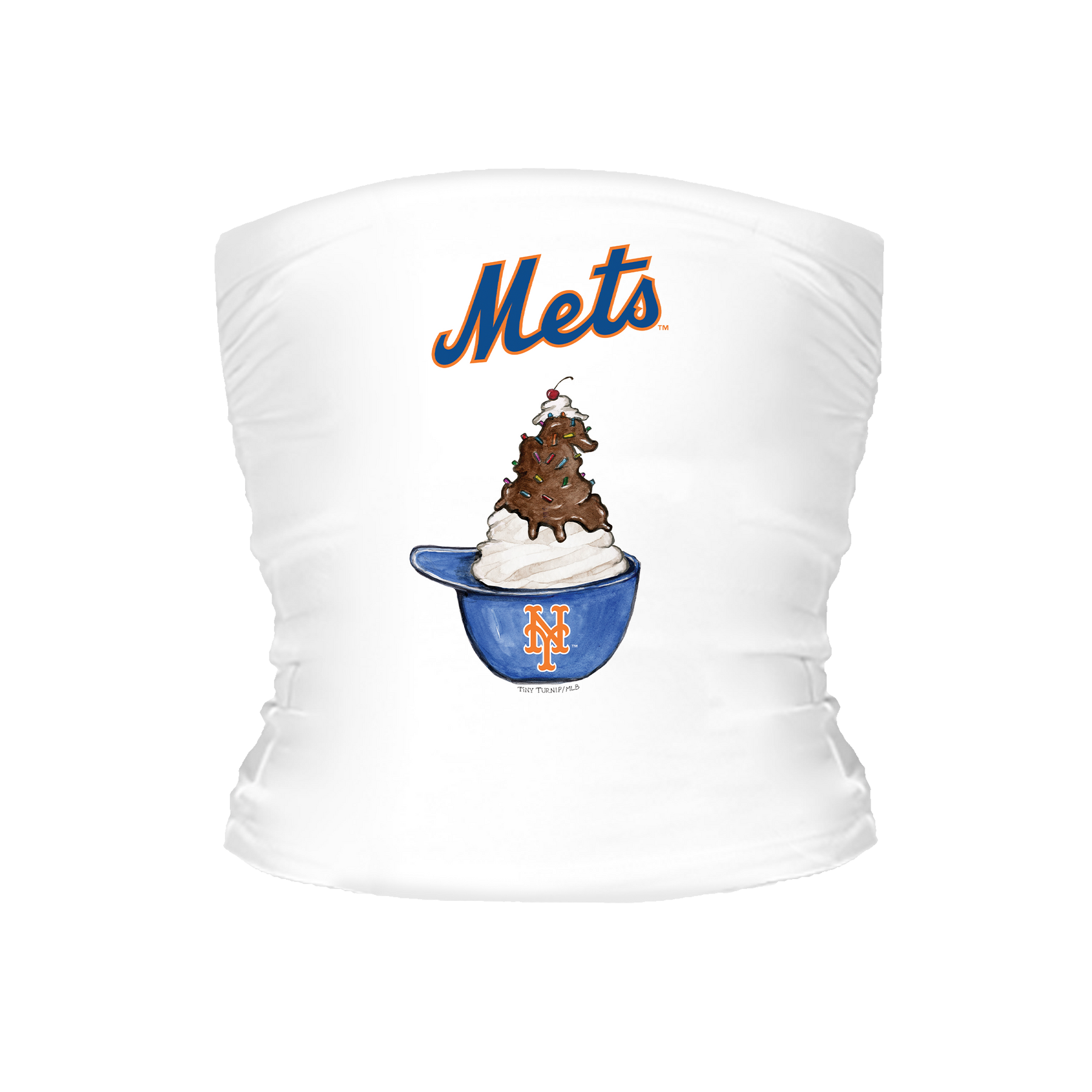 New York Mets Sundae Helmet Tube Top - Tiny Turnip