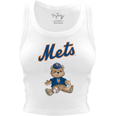 New York Mets Teddy Crop Tank