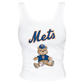 New York Mets Teddy Ribbed Tank - Tiny Turnip