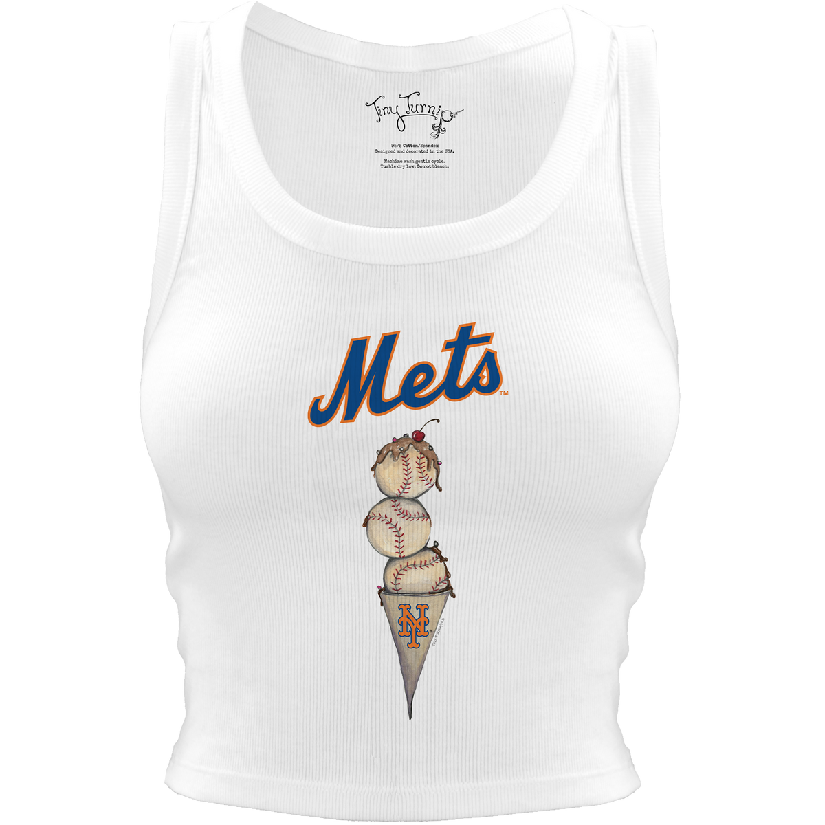 New York Mets Triple Scoop Crop Tank