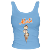 New York Mets Triple Scoop Ribbed Tank