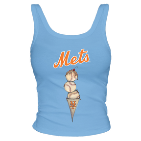 New York Mets Triple Scoop Ribbed Tank