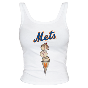 New York Mets Triple Scoop Ribbed Tank