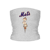 New York Mets Triple Scoop Tube Top - Tiny Turnip