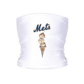 New York Mets Triple Scoop Crop Tube Top