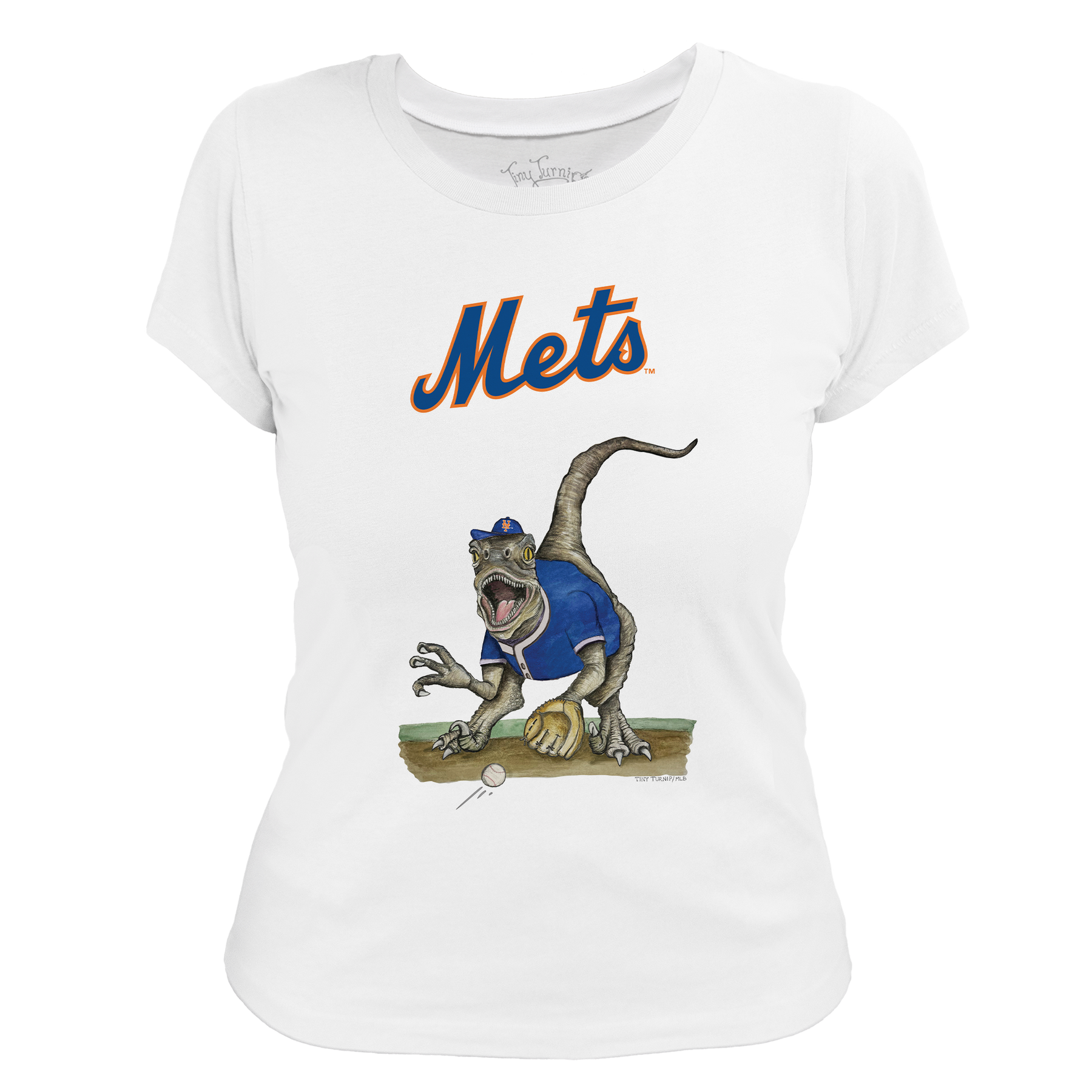 New York Mets Velociraptor Tee Shirt