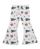 VIP NHL Pennant Collage w/ Name, Number - Flare Pants - Tiny Turnip