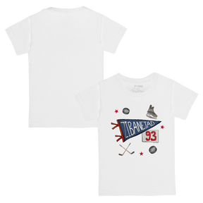 VIP Pennant Collage w/ Name, Number - Kid's Tee Shirt - Tiny Turnip