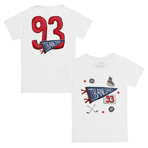 VIP NHL Pennant Collage w/ Name, Number - Kid's Tee Shirt - Tiny Turnip