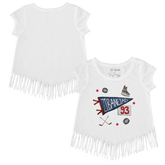 VIP Pennant Collage w/ Name, Number - Fringe Tee - Tiny Turnip