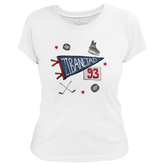 VIP Pennant Collage w/ Name, Number - Women's Tee Shirt - Tiny Turnip